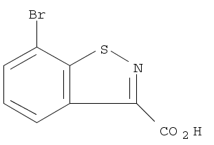 1,2-Benzisothiazole-3-carboxylic acid, 7-bromo-
